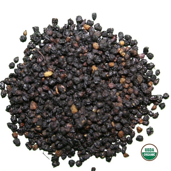 Elderberries Organic - Wildcrafted [No Caffeine]